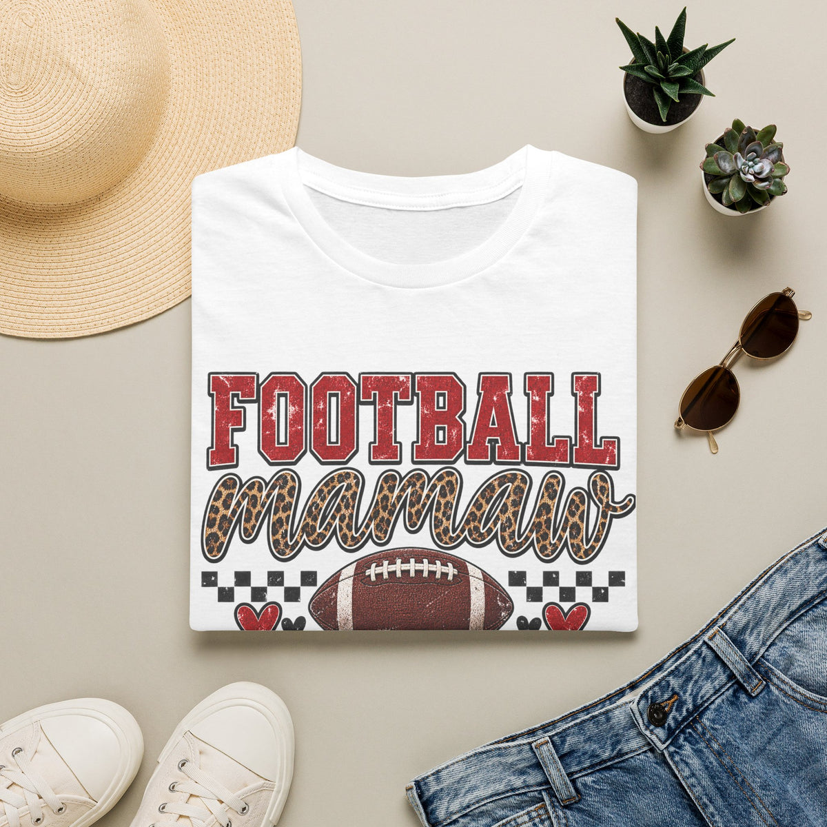 FOOTBALL mamaw tee