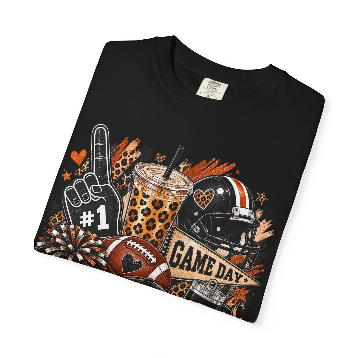 Football graphic T-shirt