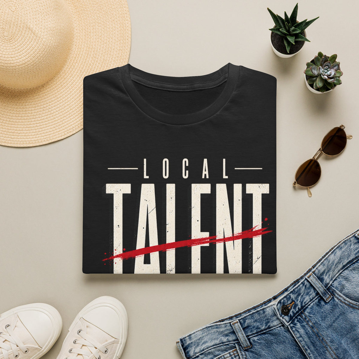 Local talent tee