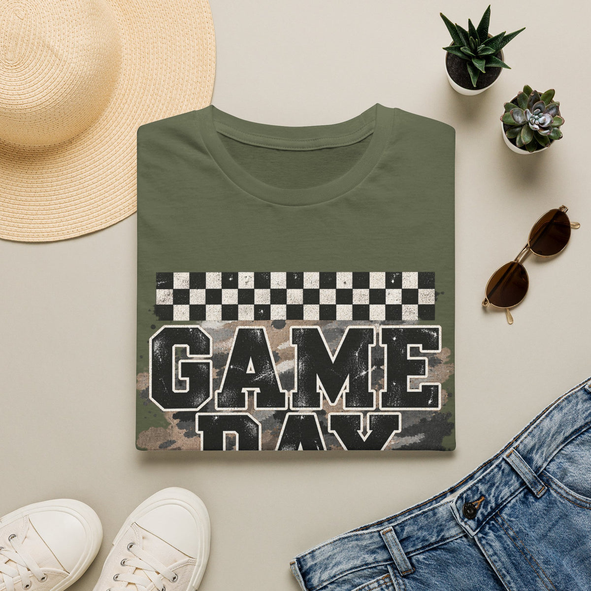 Game day camo tee