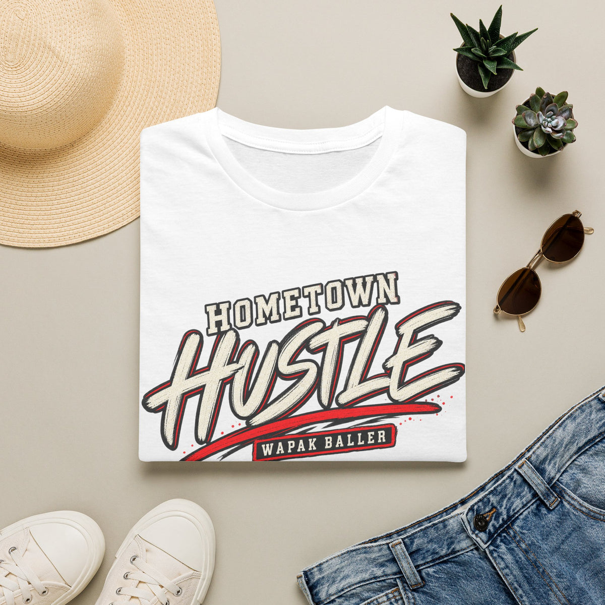 Hometown hustle tee