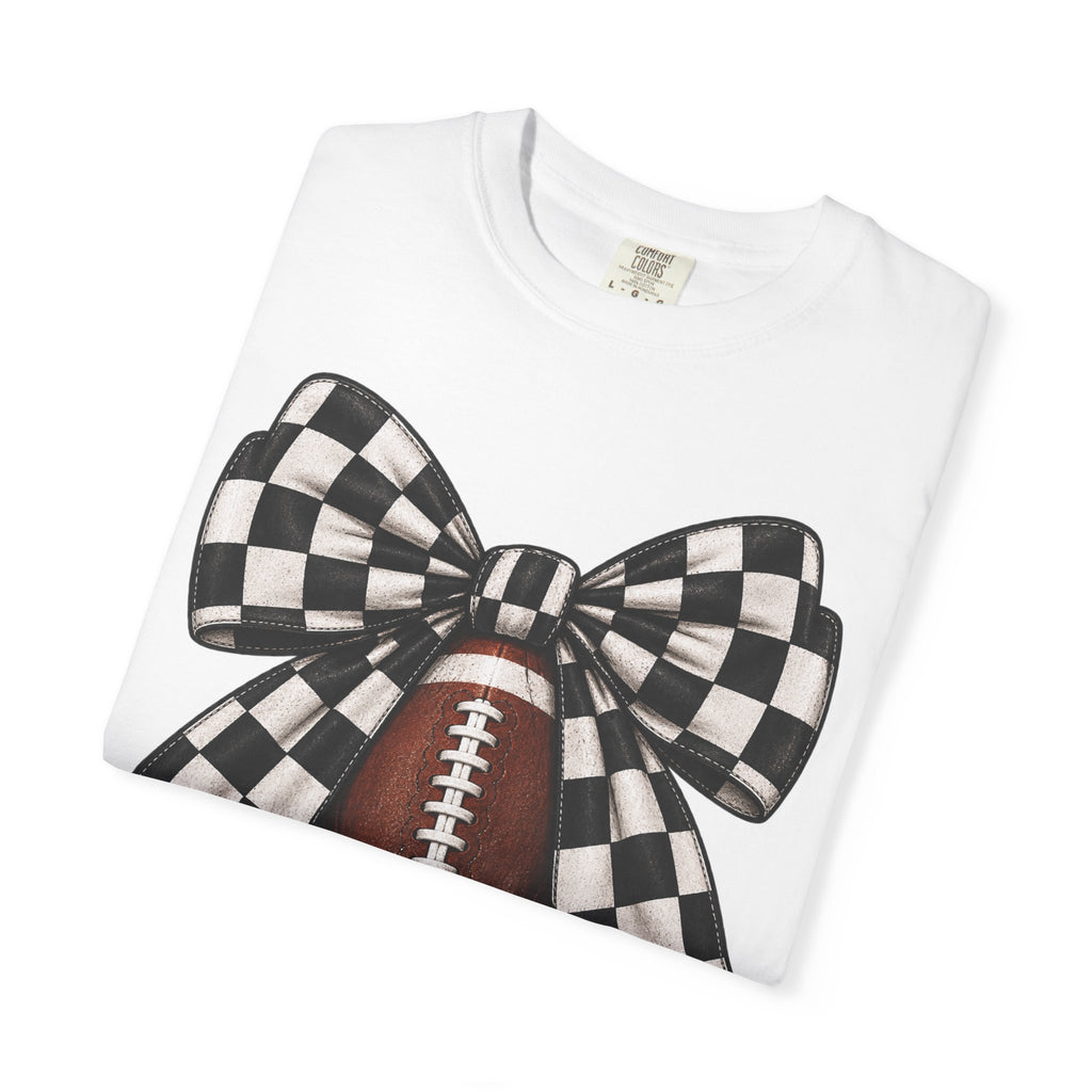 Woman’s Football Bow Tee