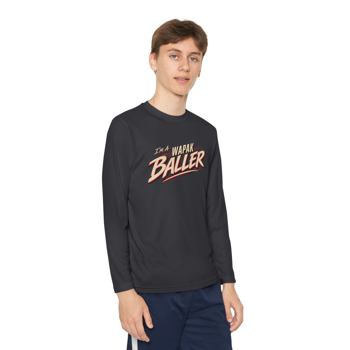 Youth wapak baller long sleeve tee