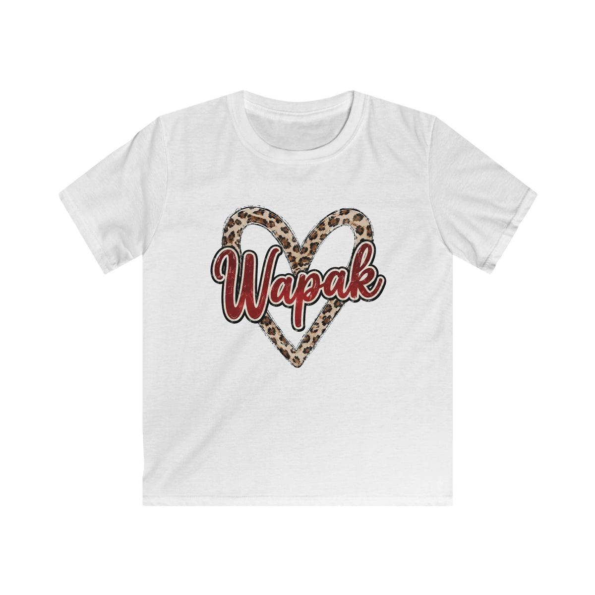Youth girls wapak heart tee