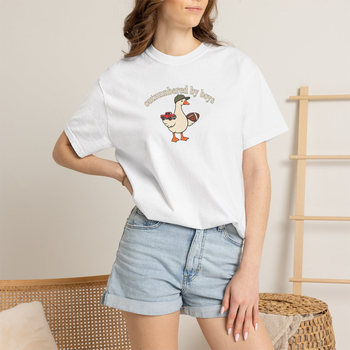 Out numbered by boys T-shirt