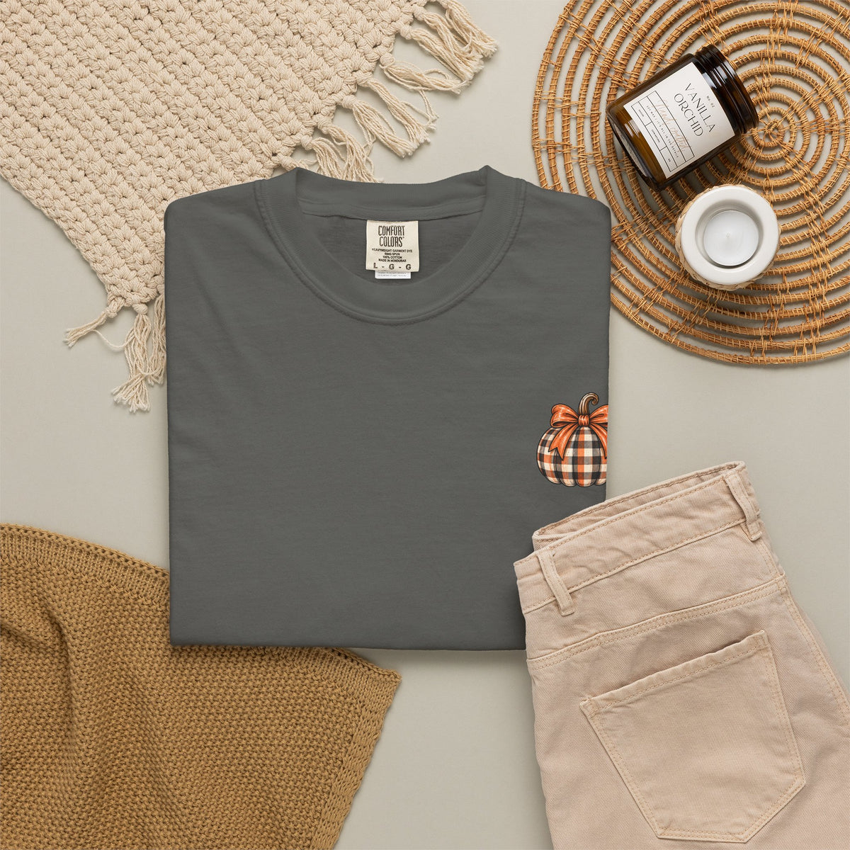 Fall graphic T-shirt