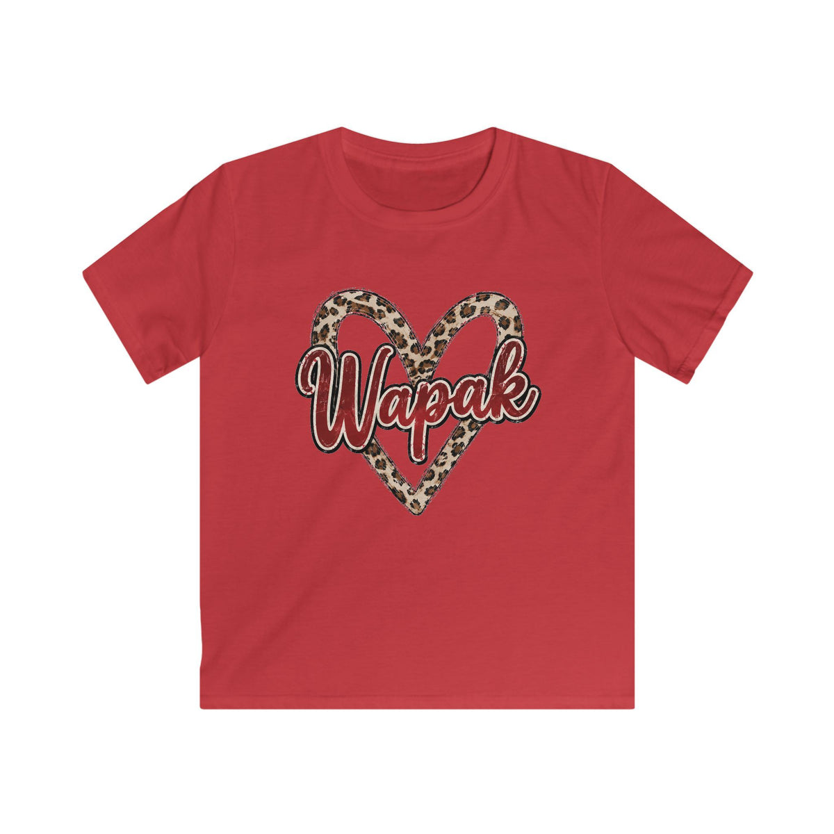 Youth girls wapak heart tee