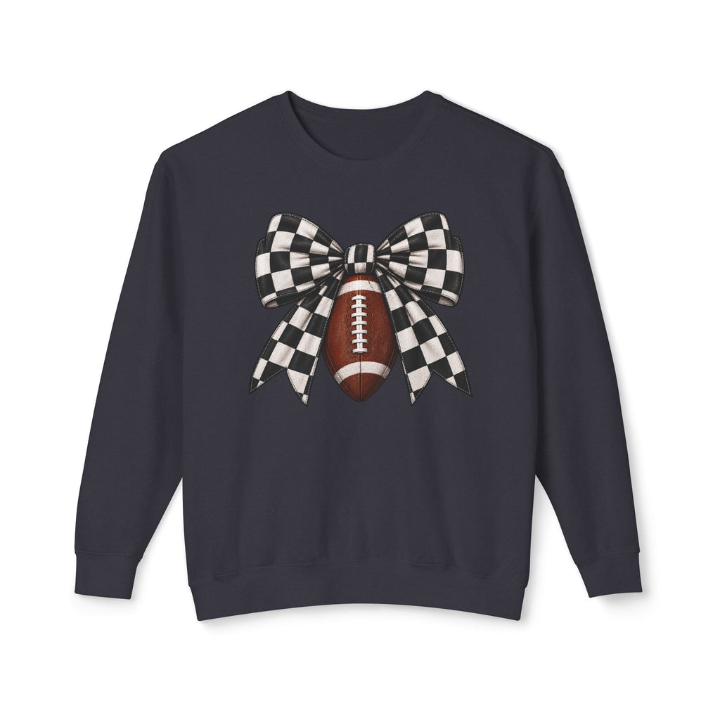 Woman’s Football Bow Crew Neck