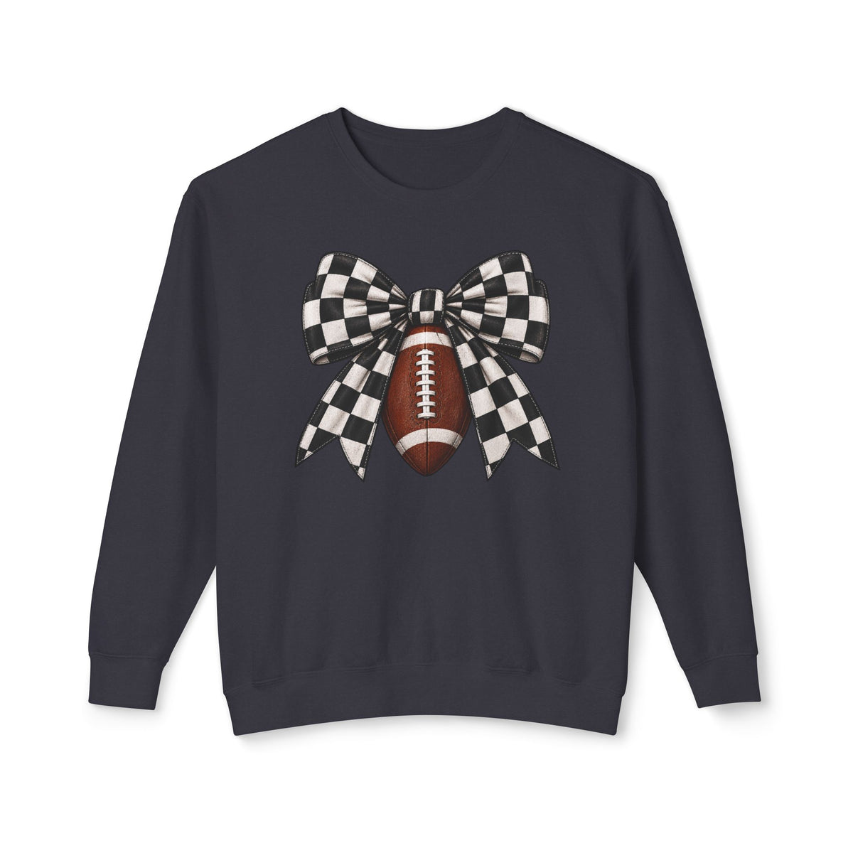 Woman’s Football Bow Crew Neck
