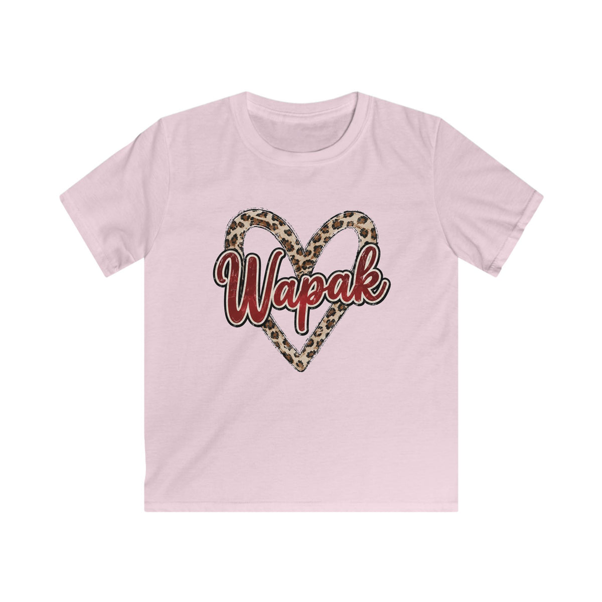 Youth girls wapak heart tee