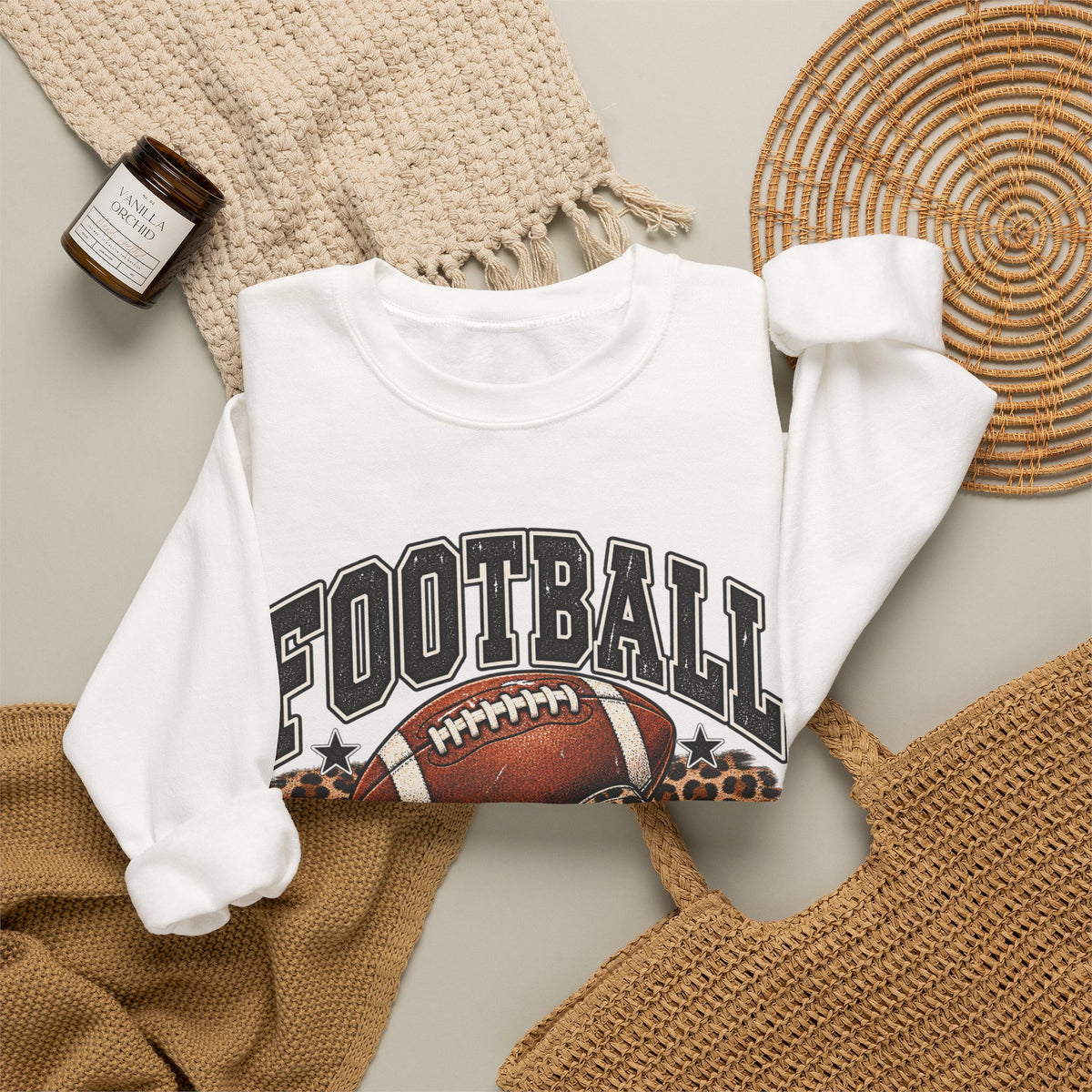 Football mom crewneck