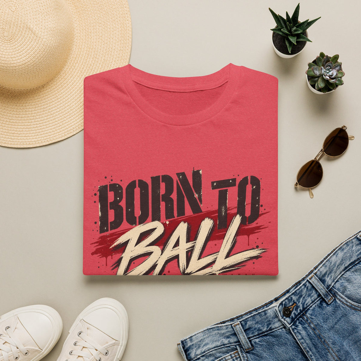 Born to ball tee