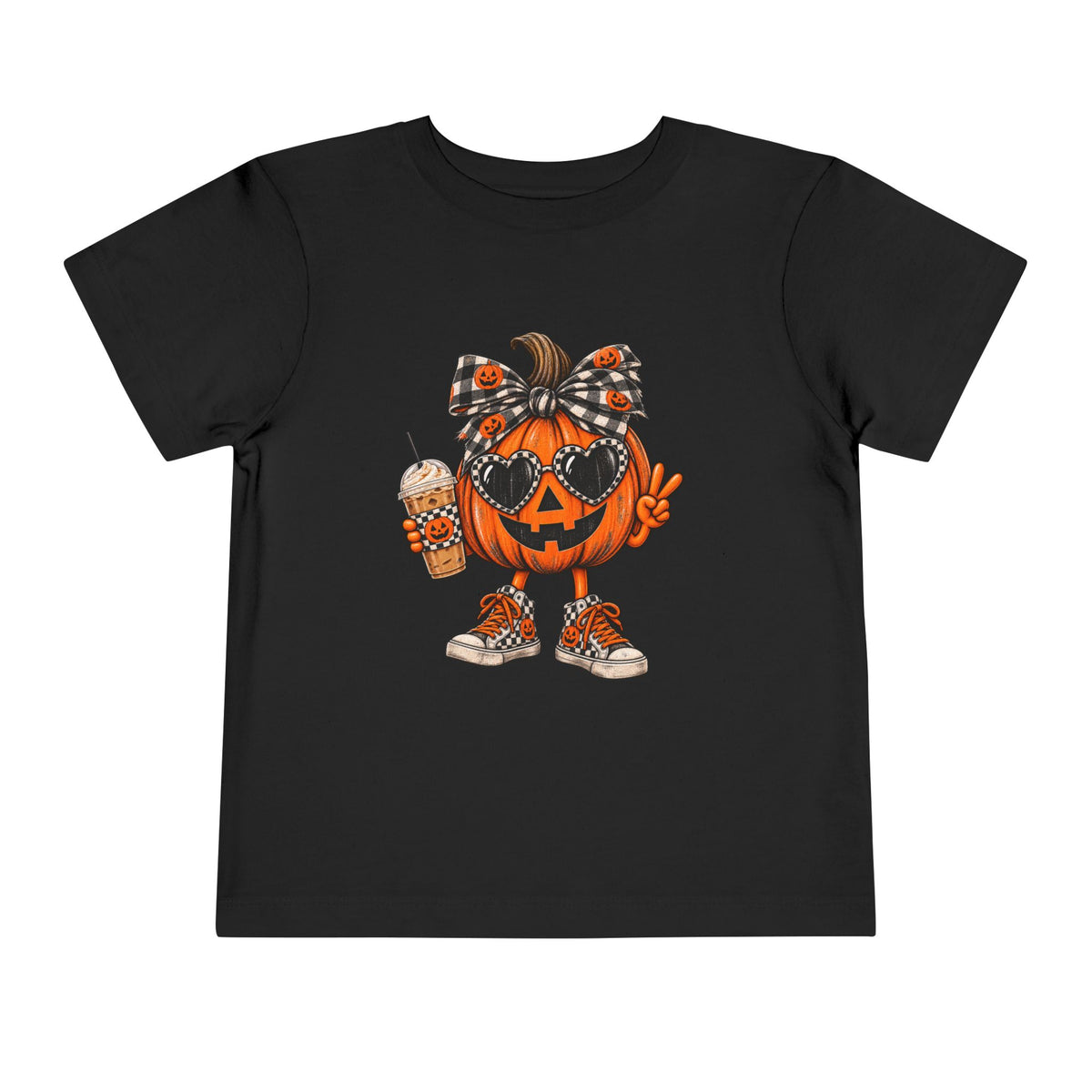 Toddler girl spunky pumpkin tee