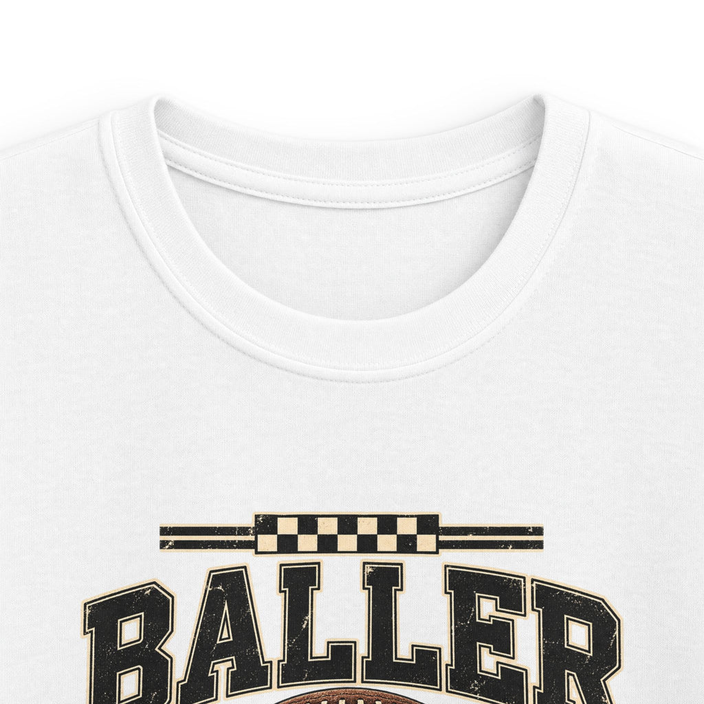 Youth baller football tee