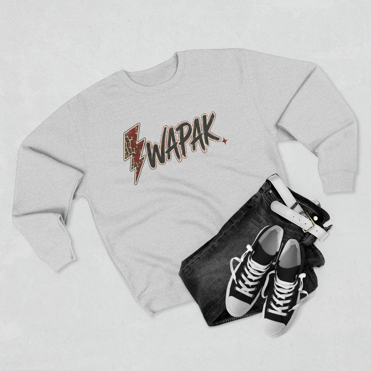 Wapak Lightning Bolt Crewneck