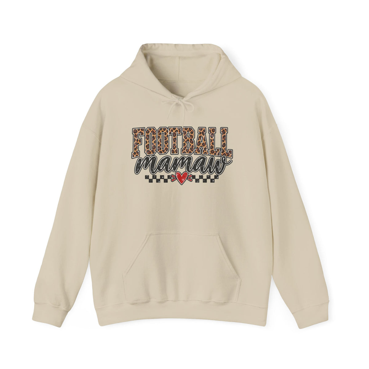 Football mamaw Hooded Sweatshirt