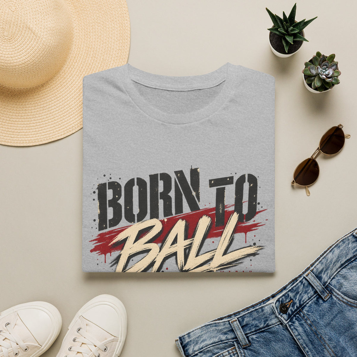 Born to ball tee