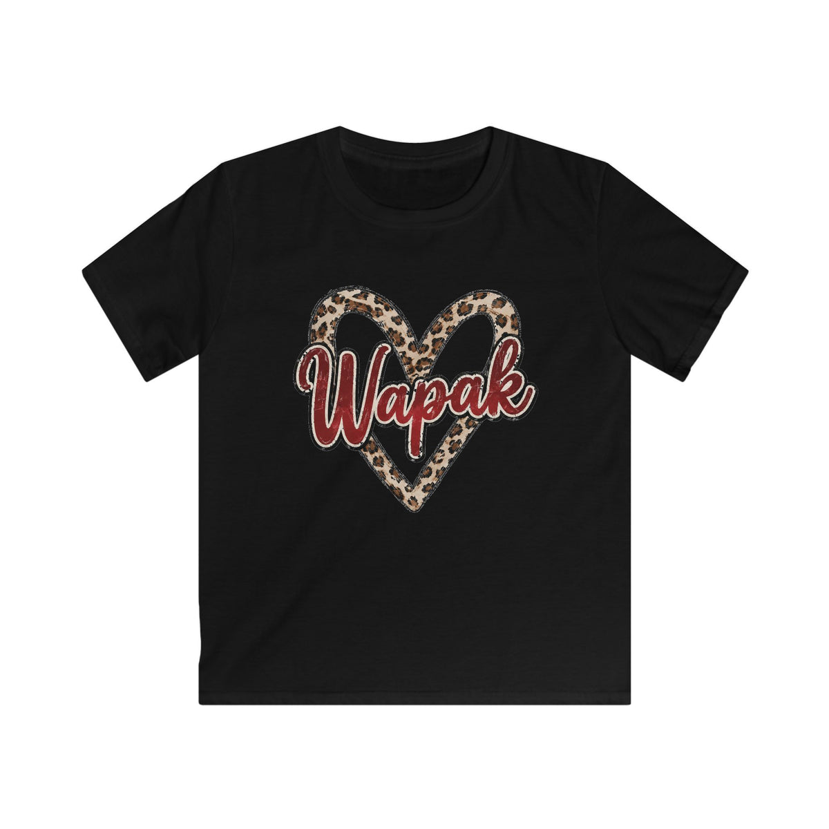 Youth girls wapak heart tee