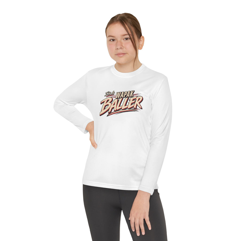 Youth wapak baller long sleeve tee