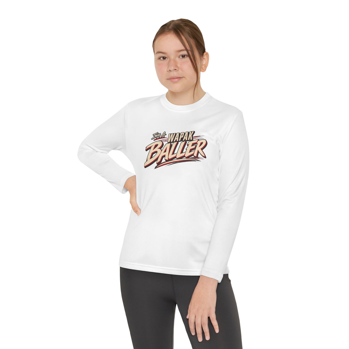 Youth wapak baller long sleeve tee