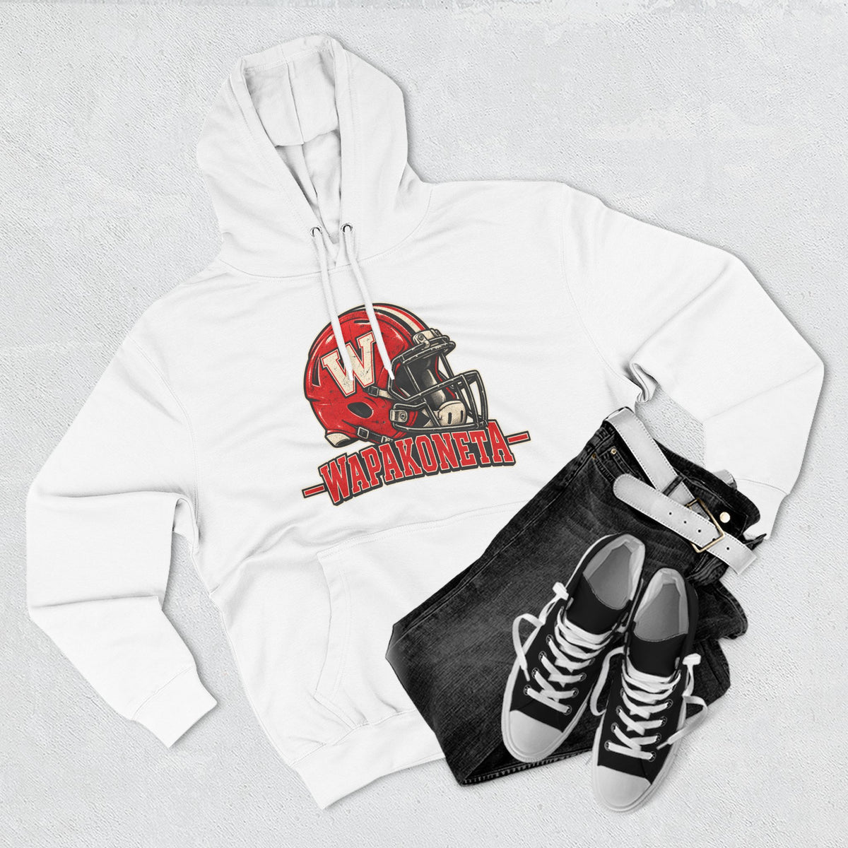 Wapak helmet hoodie