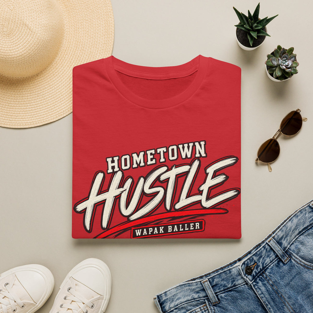 Hometown hustle tee