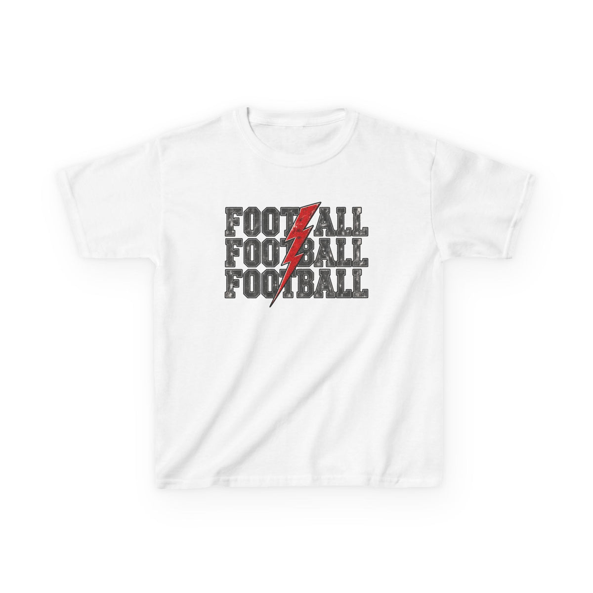 Football Lightning Bolt Youth Tee