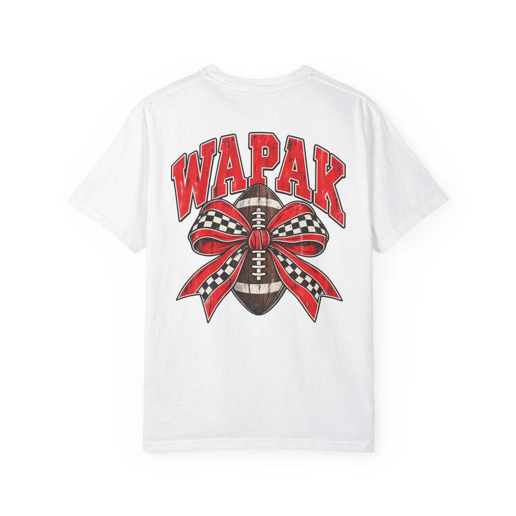 Wapak football bow T-shirt