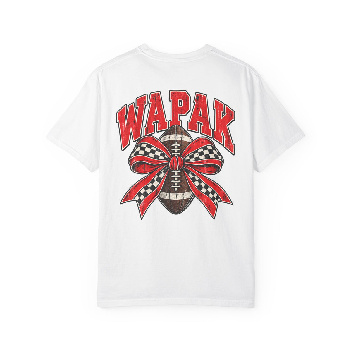 Wapak football bow T-shirt