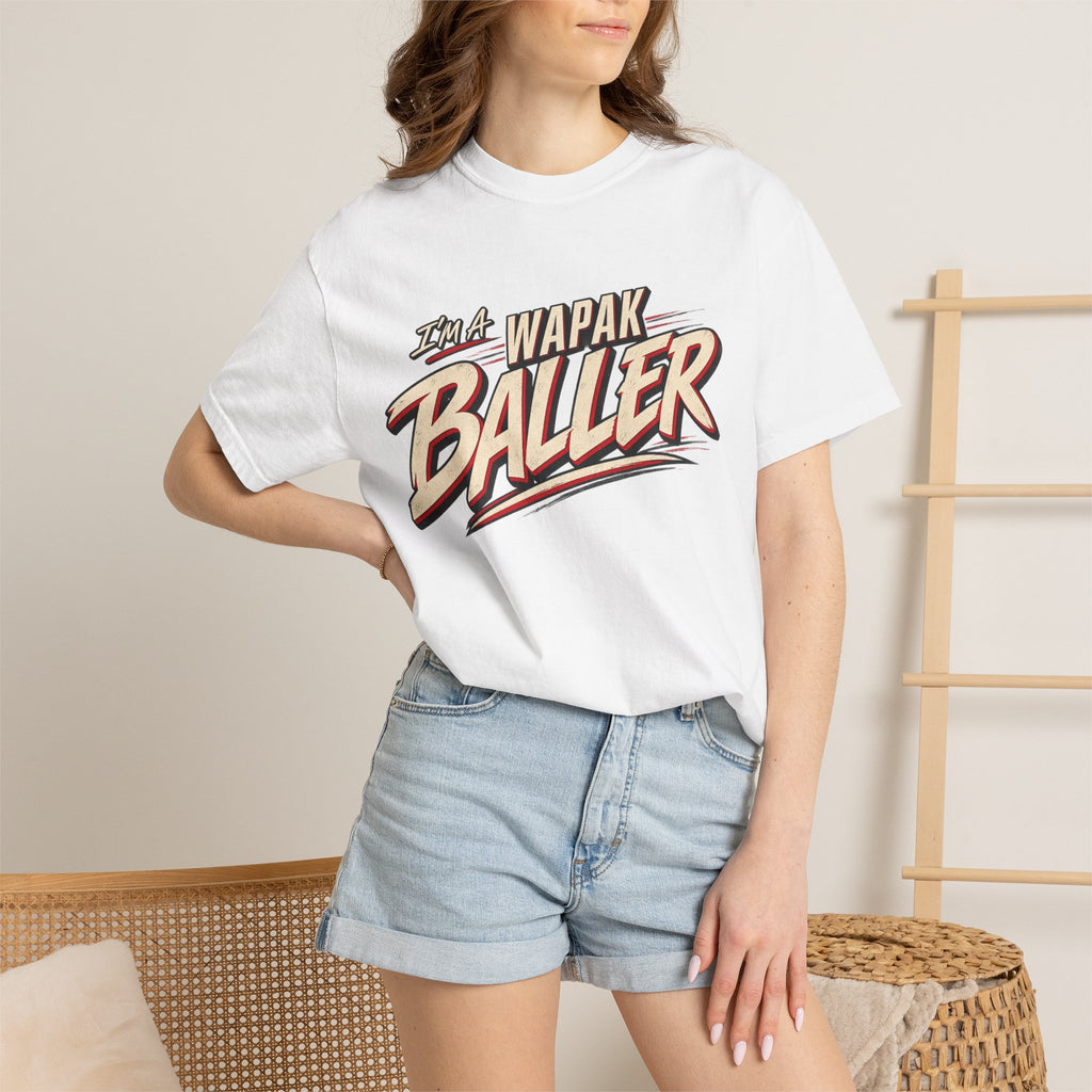 Adult I’m a wapak baller tee
