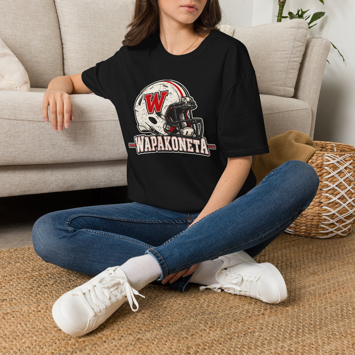 Wapak football tee