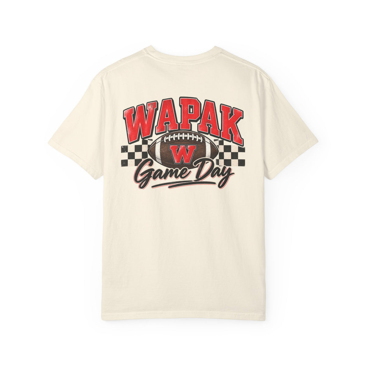 Wapak football graphic T-shirt