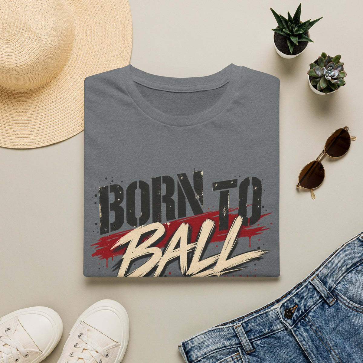 Born to ball tee