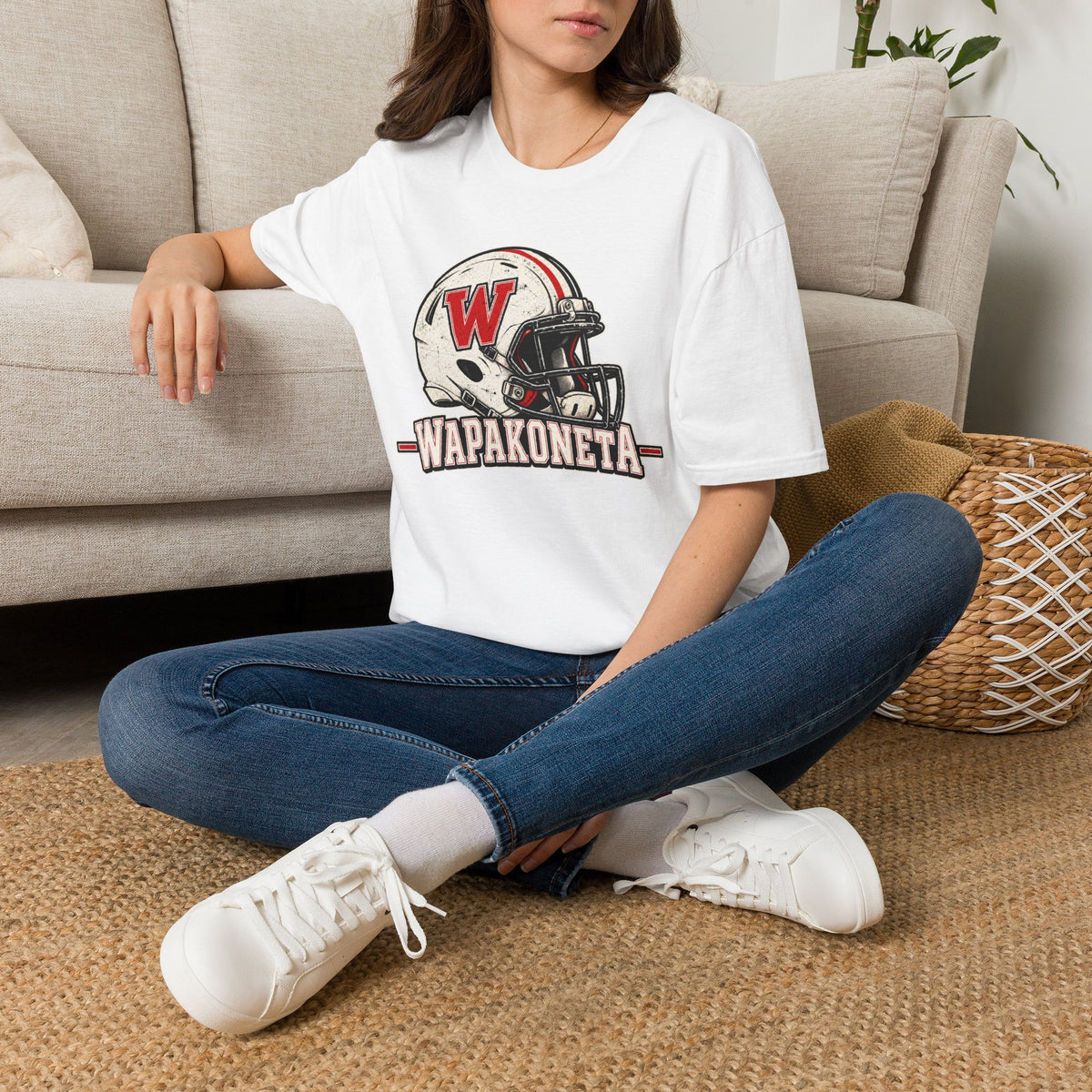 Wapak football tee