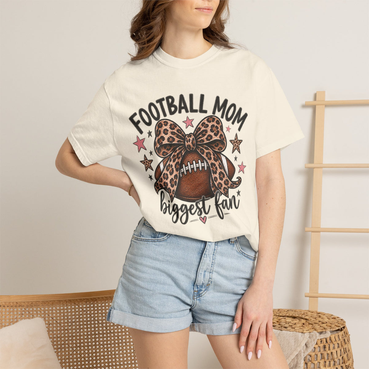 Women’s football mom tee