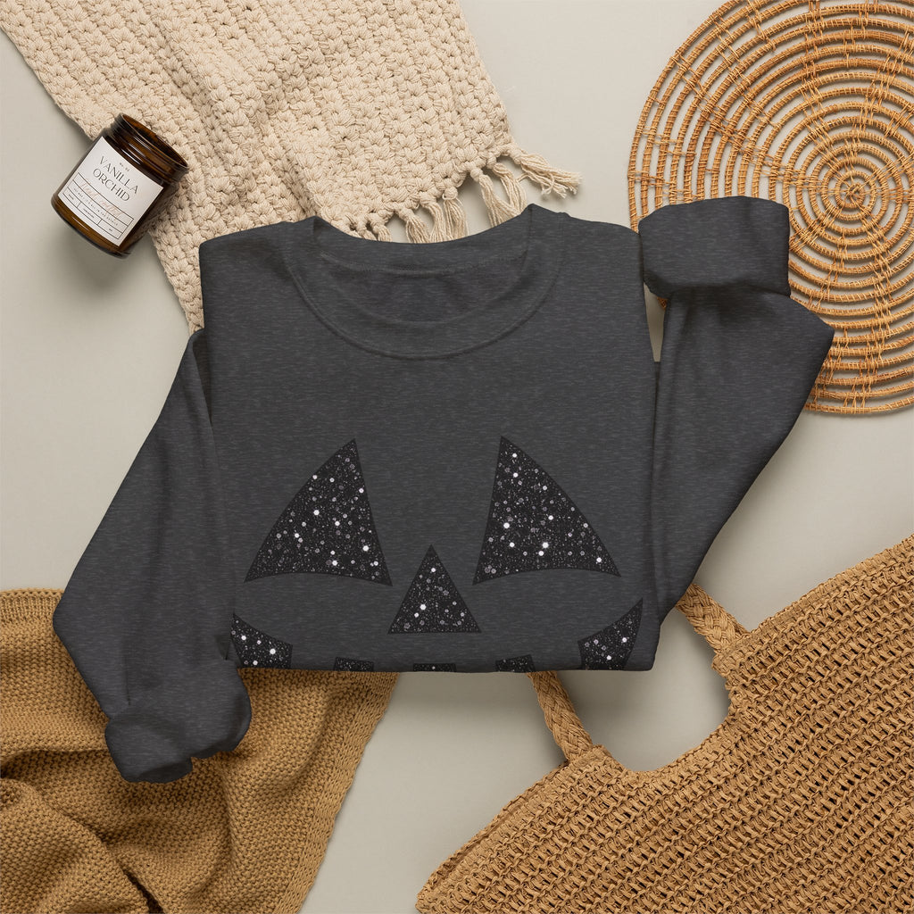 Black Jack-o-lantern Crewneck Sweatshirt