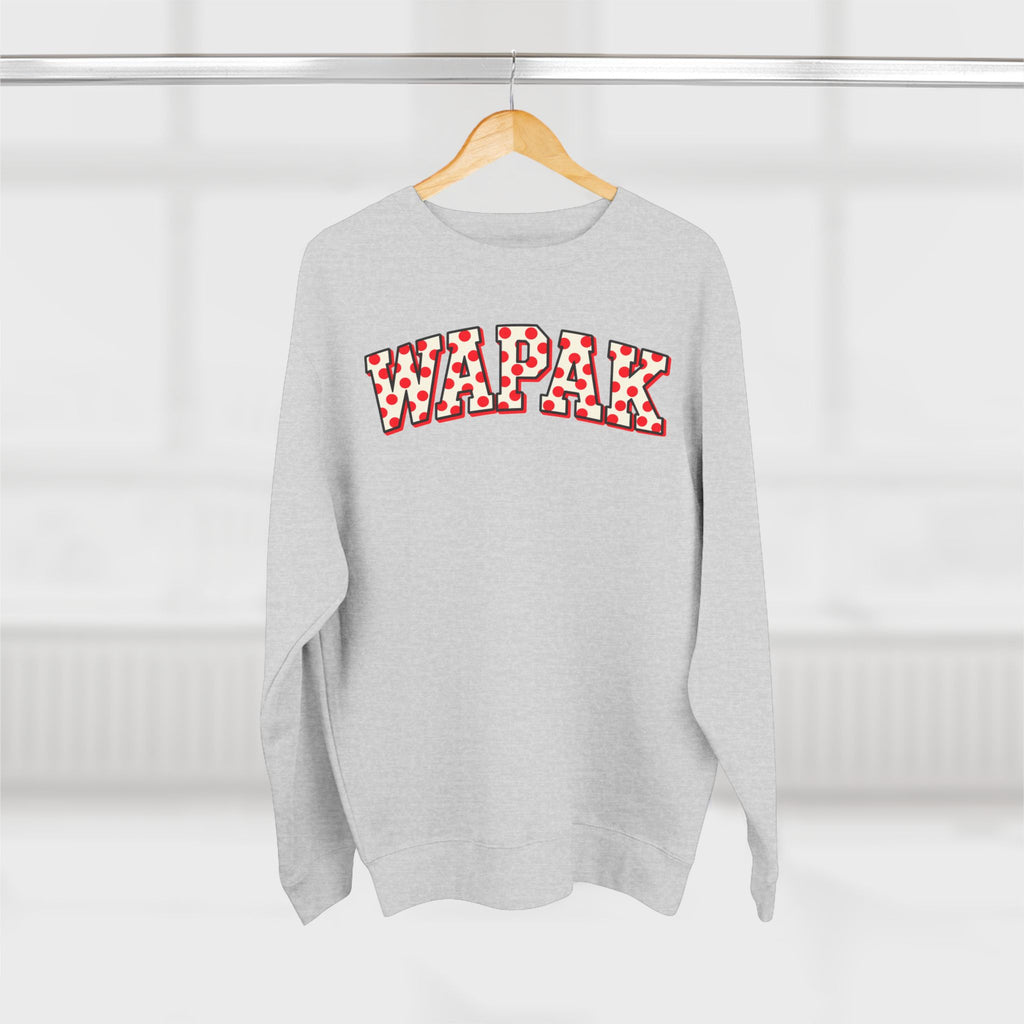 Wapak Red/White Crewneck