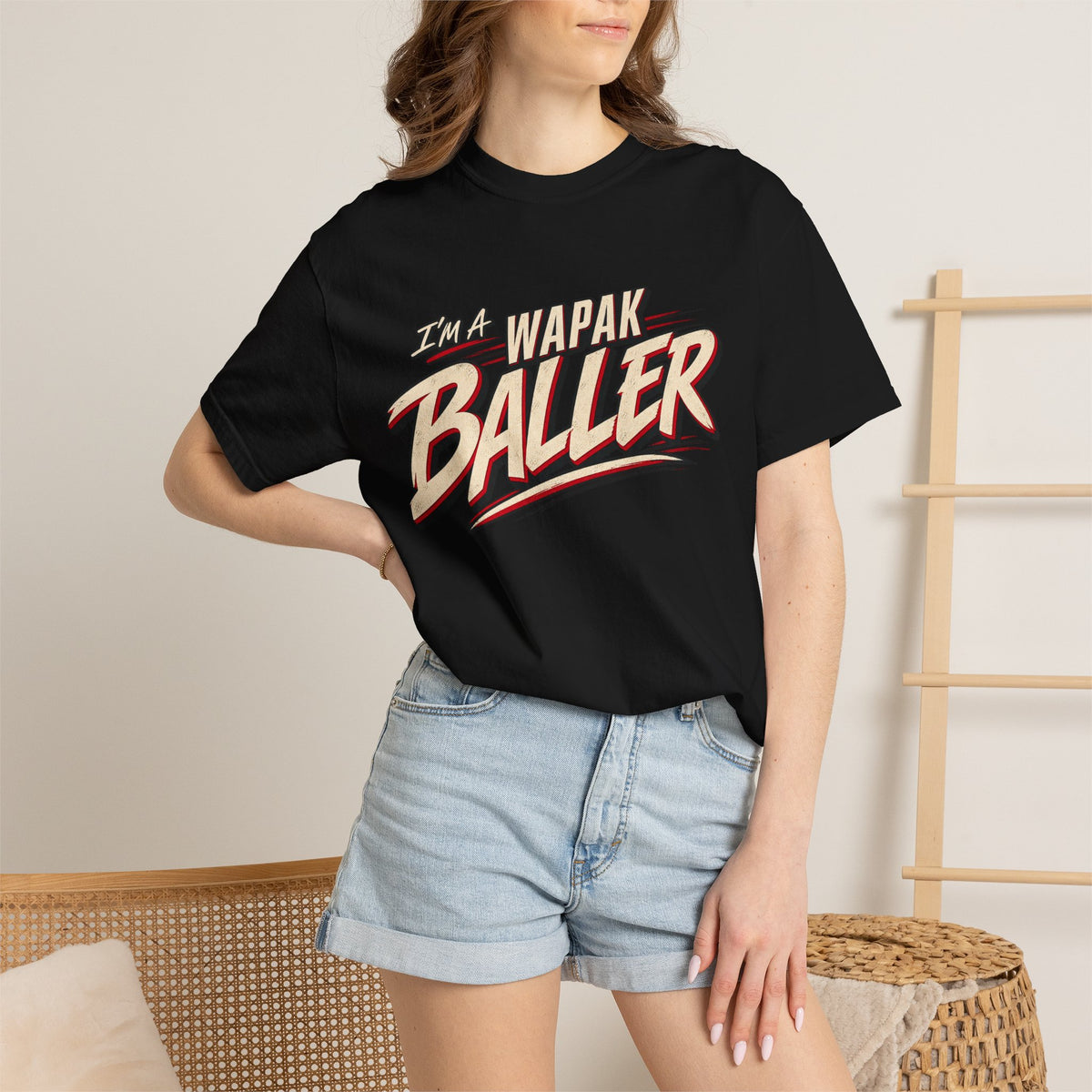 Adult I’m a wapak baller tee