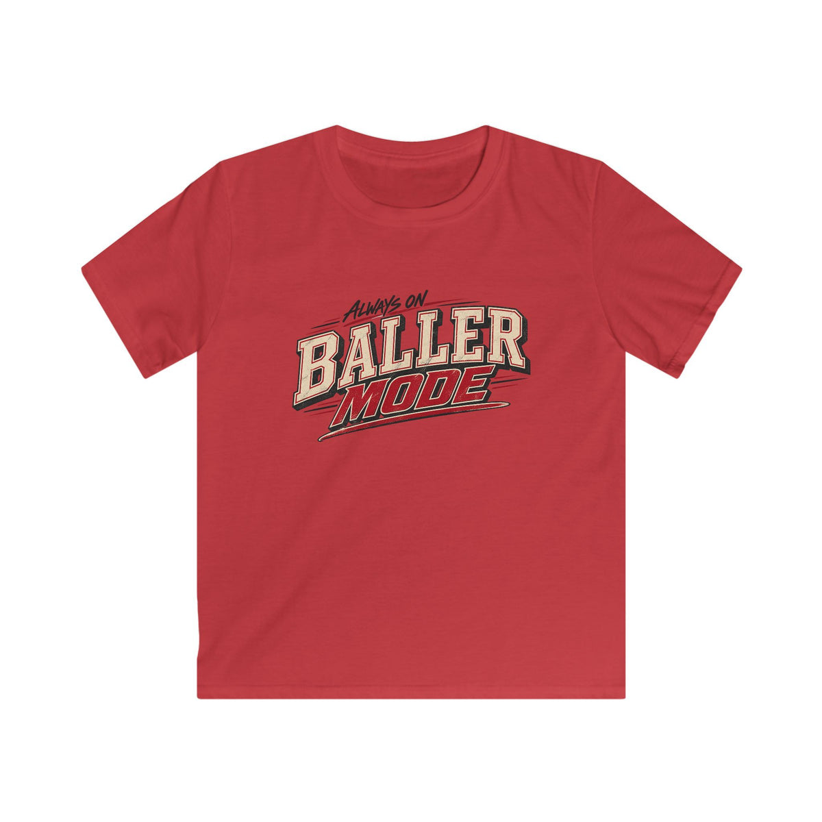 Always on baller mode youth tee