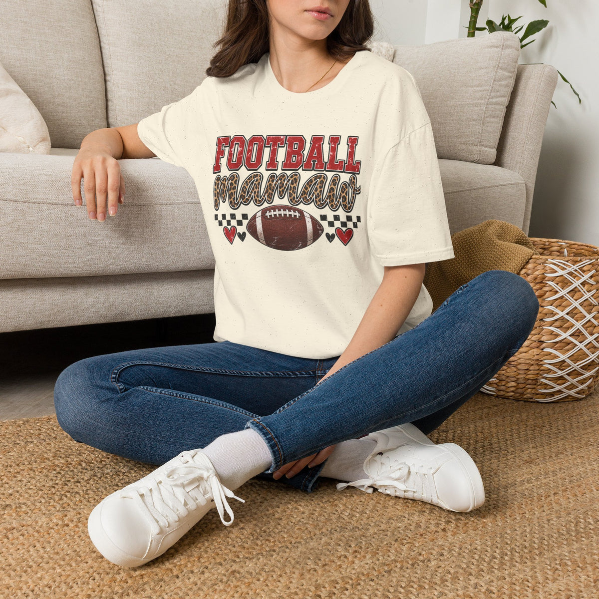 FOOTBALL mamaw tee