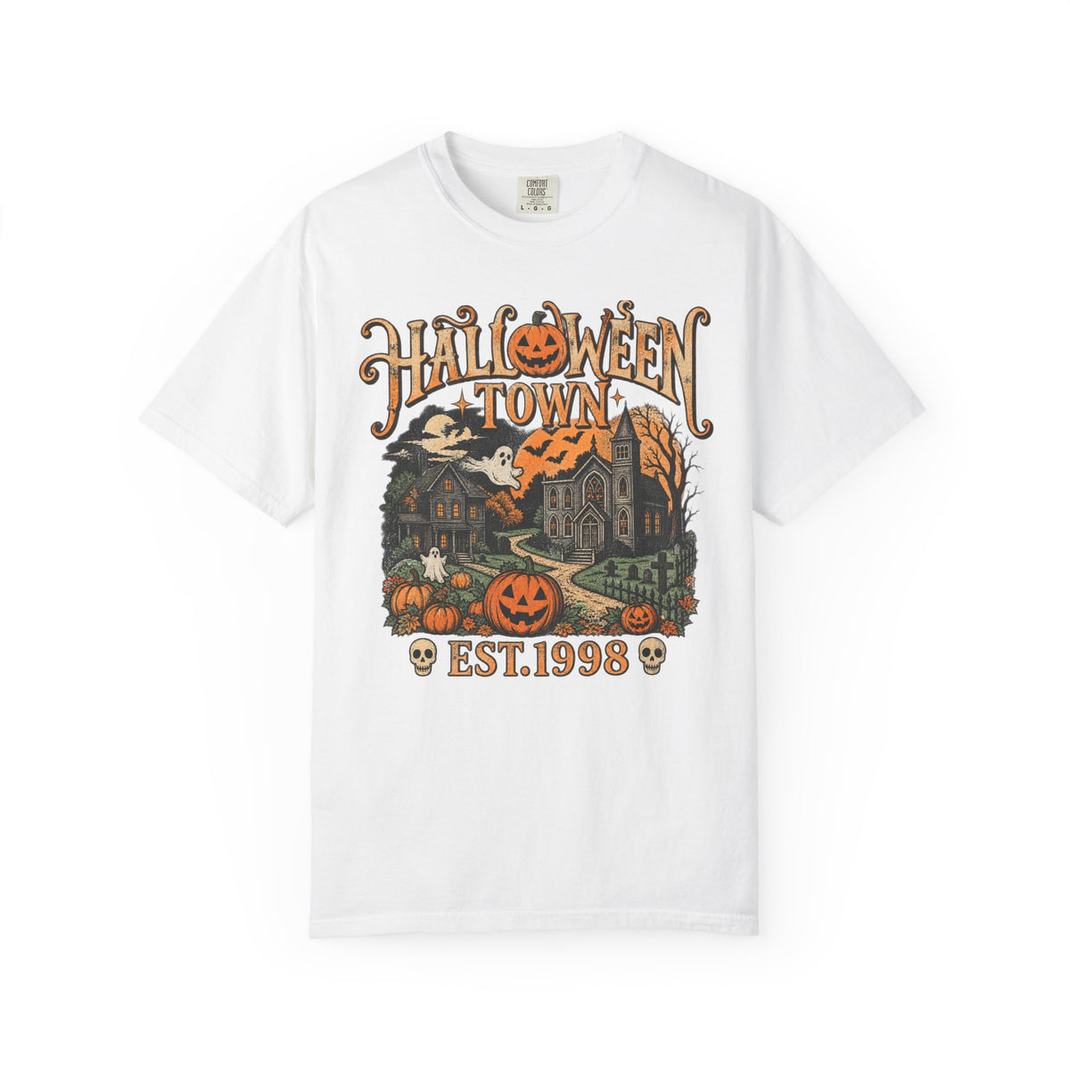 Halloween town graphic T-shirt