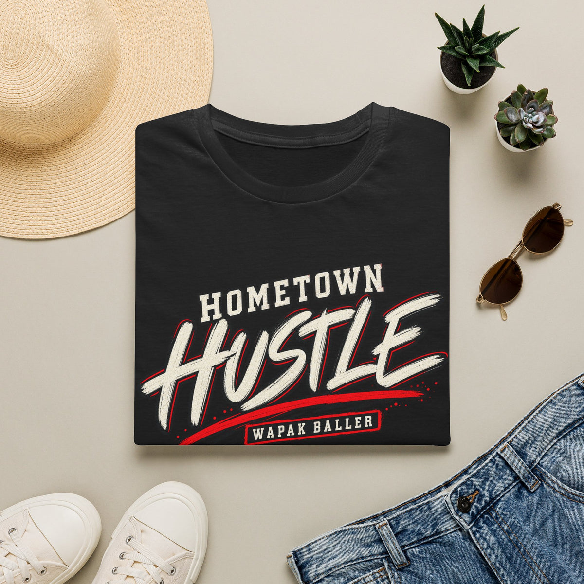 Hometown hustle tee