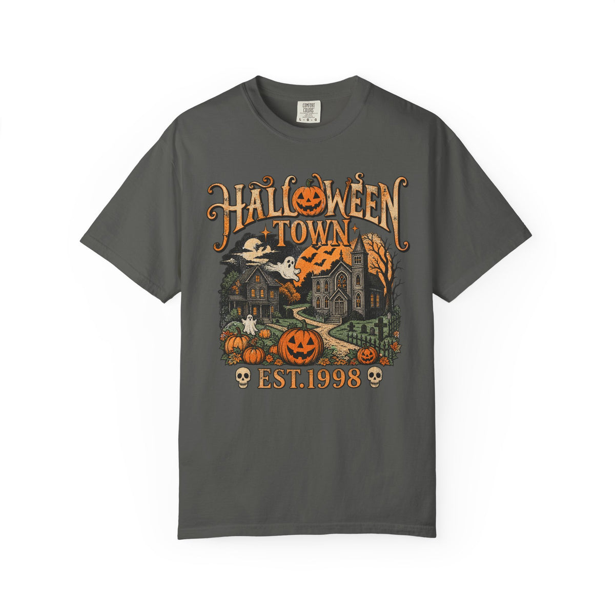 Halloween town graphic T-shirt