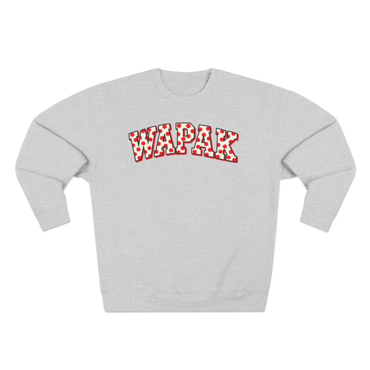 Wapak Red/White Crewneck