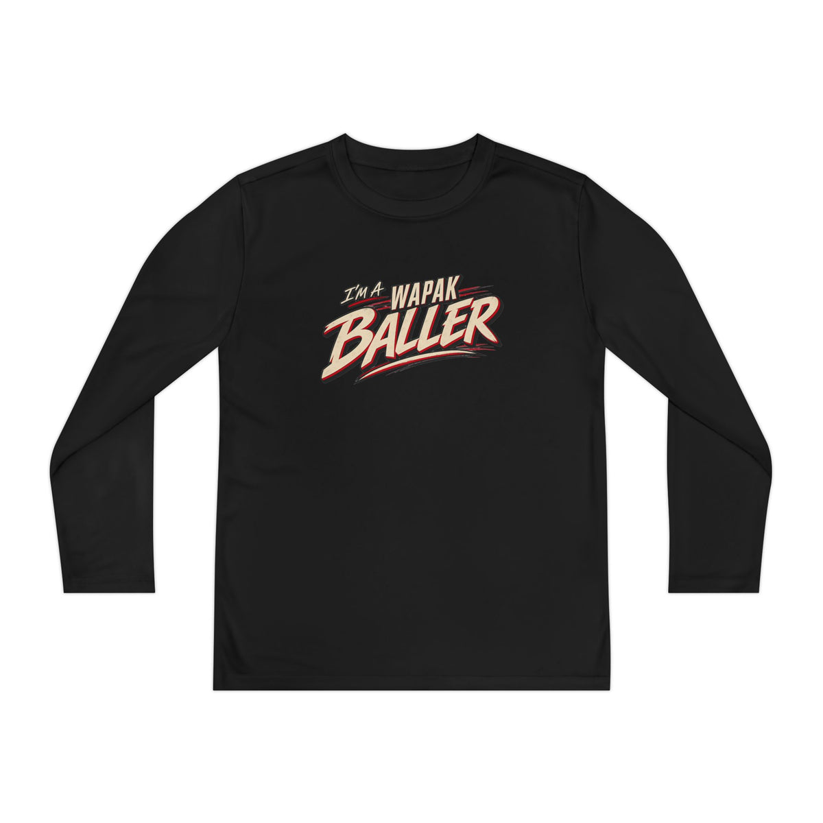 Youth wapak baller long sleeve tee