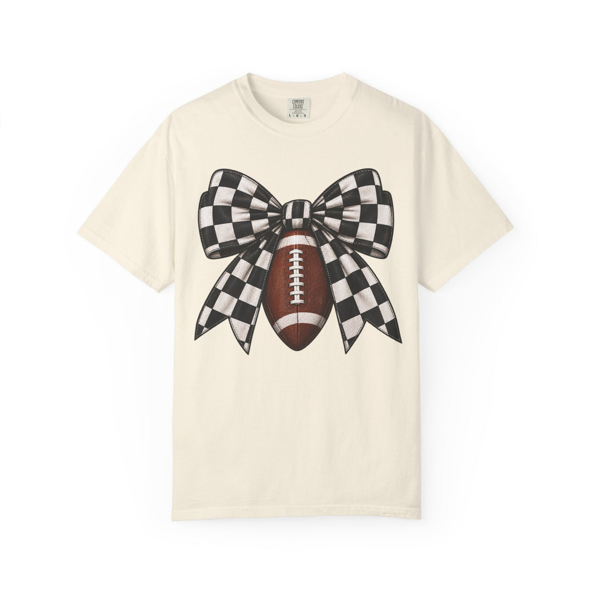 Woman’s Football Bow Tee