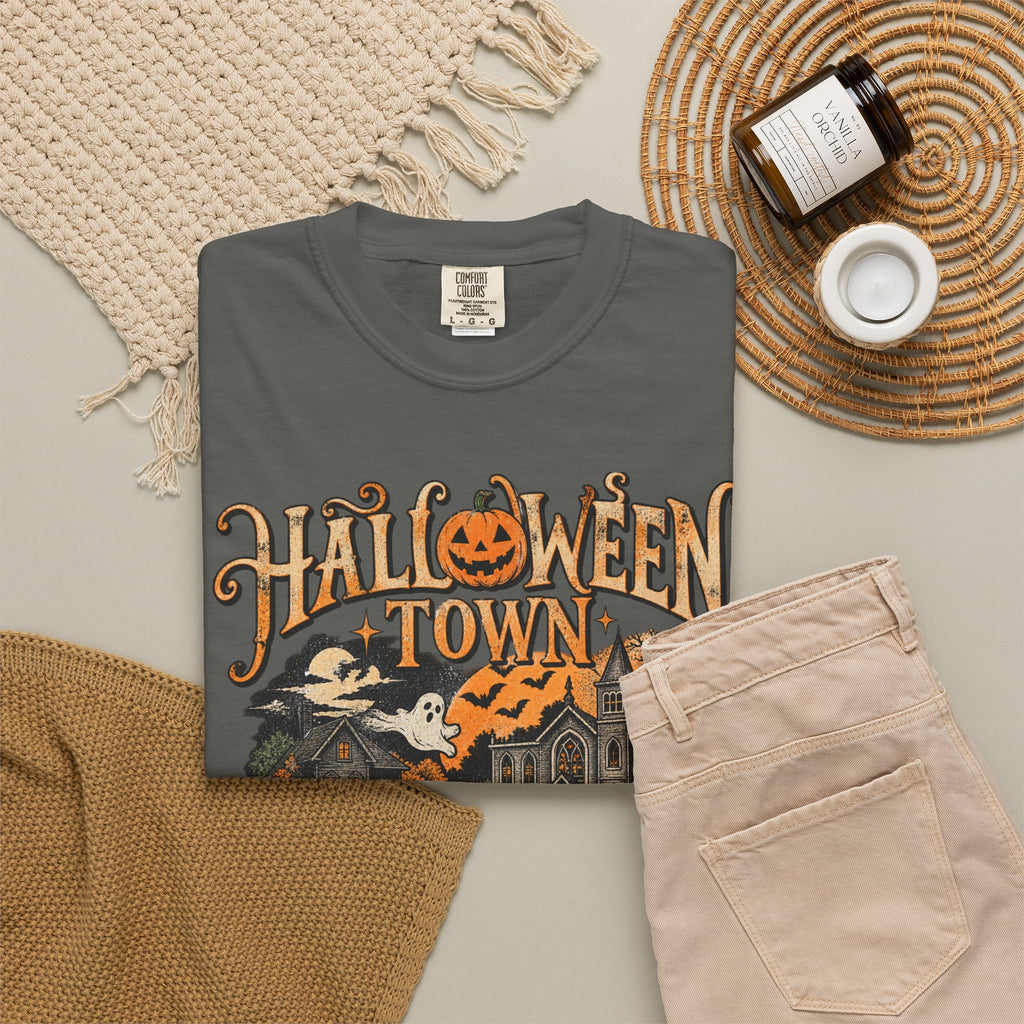 Halloween town graphic T-shirt