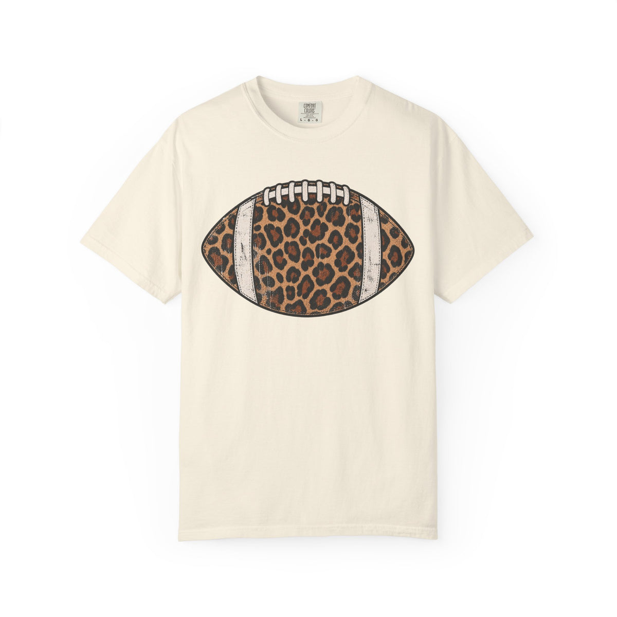Cheetah Print Football Tee