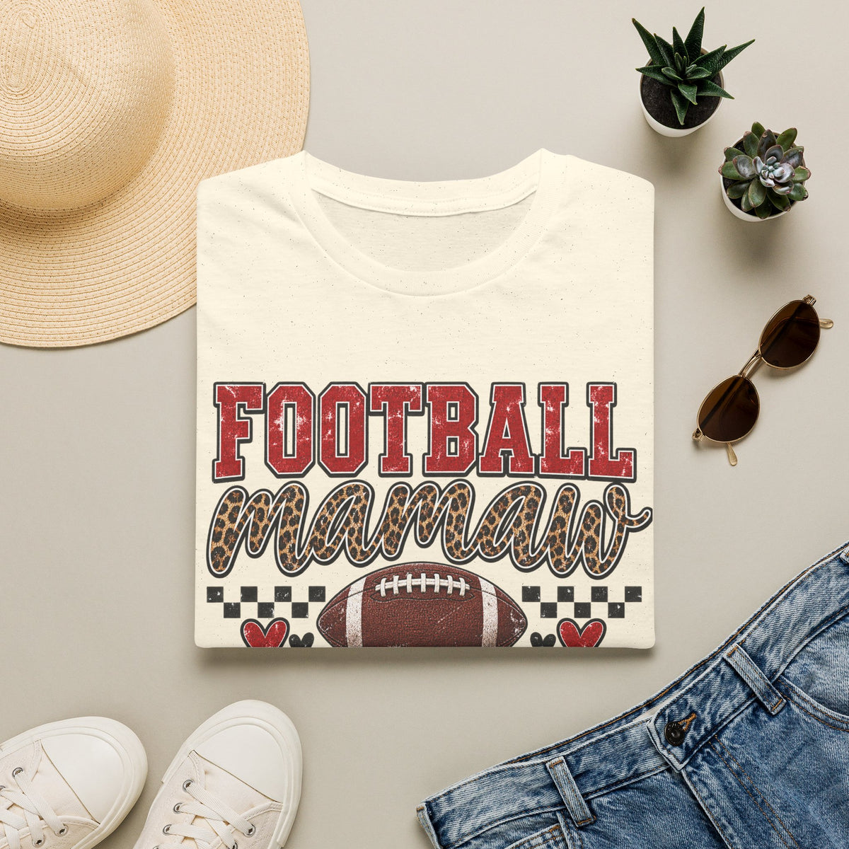 FOOTBALL mamaw tee