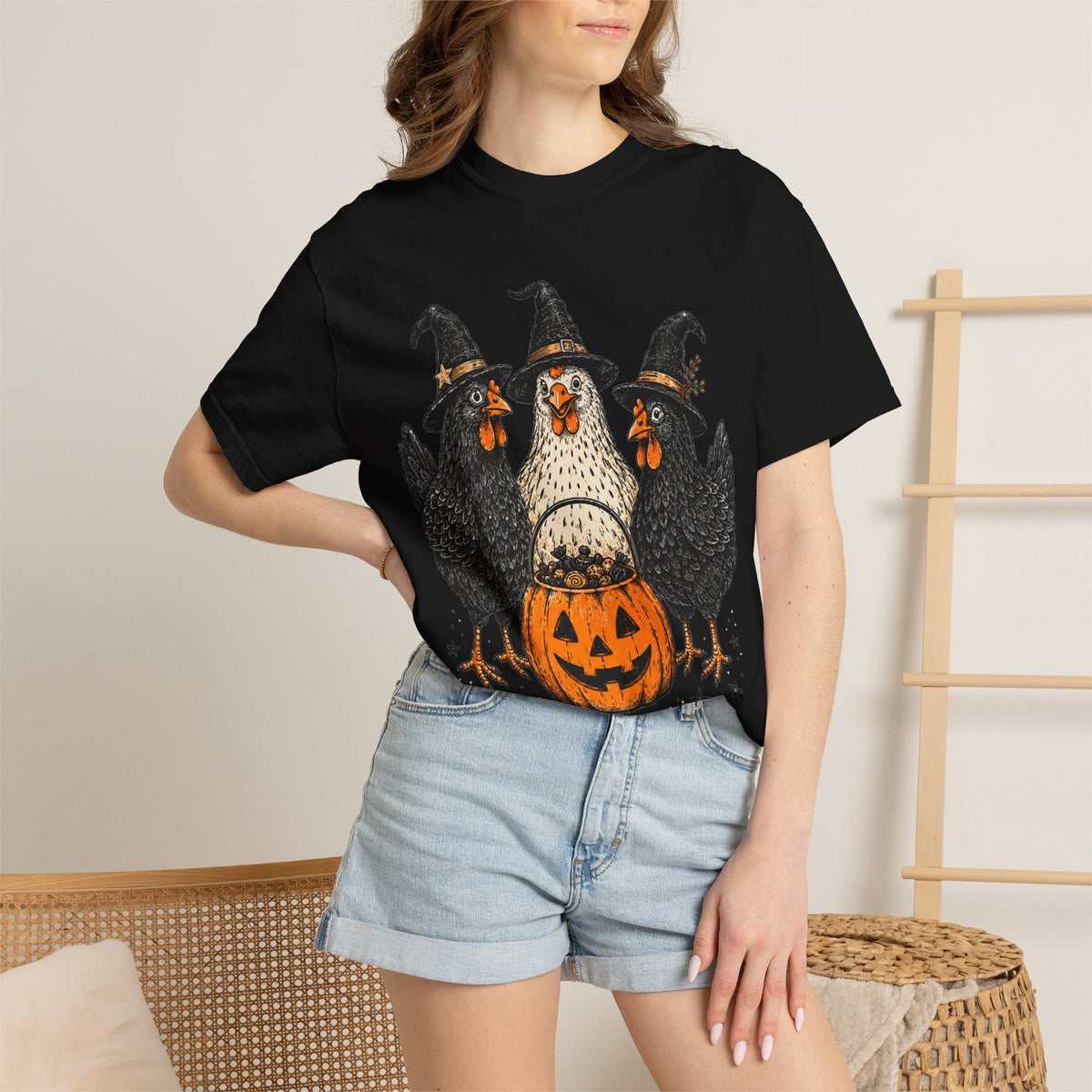 Chicken Trick or Treat Tee